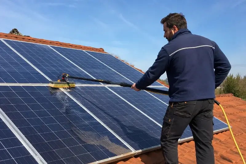 Nettoyage et entretien de panneaux solaires à Saint-Léon-sur-l'Isle
